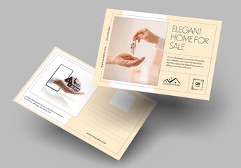 Real Estate Postcard Layout