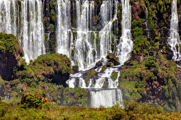 The Iguazu Waterfalls between Argentina and Brazil	