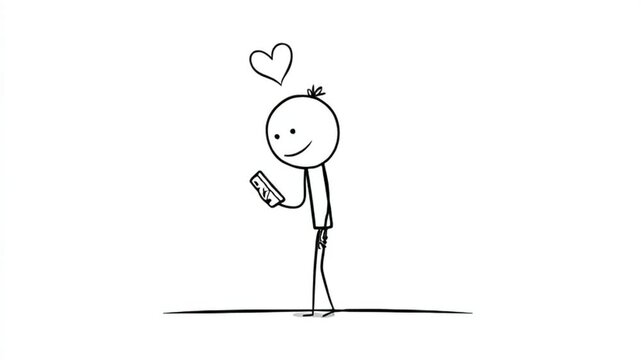 Person Receiving Heart Notification On Smartphone