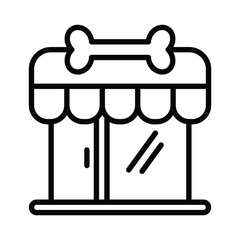 Pet shop icon vector design template