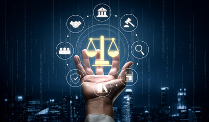 Justice system ensures legal governance and fairness. Justice system protects rights, system...
