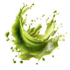 Vibrant Green Liquid Splash: Perfect for Your Next Project