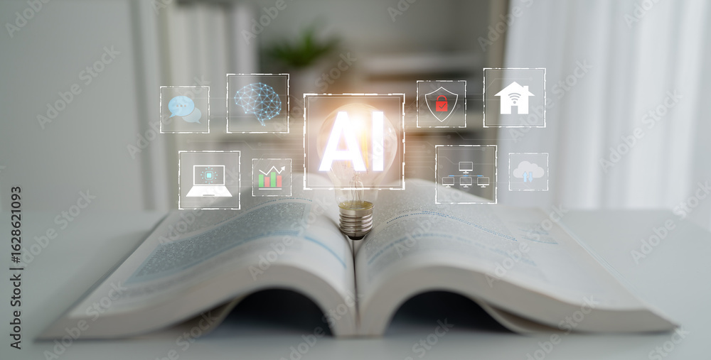 Poster ai integration is transforming digital ecosystem. ai integration enhances smart systems, ai integrat