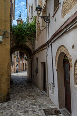 Grottammare, Marche. Spectacular glimpses, views and summer panoramas.