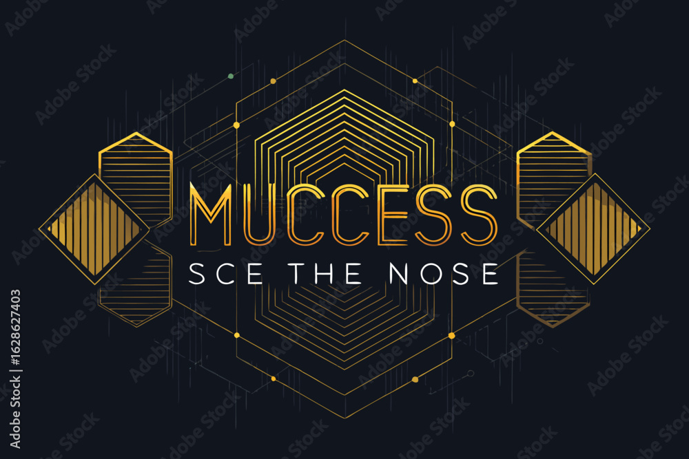 Poster elegant dark vector layout featuring geometric shapes and lines in a sleek and modern design perfect