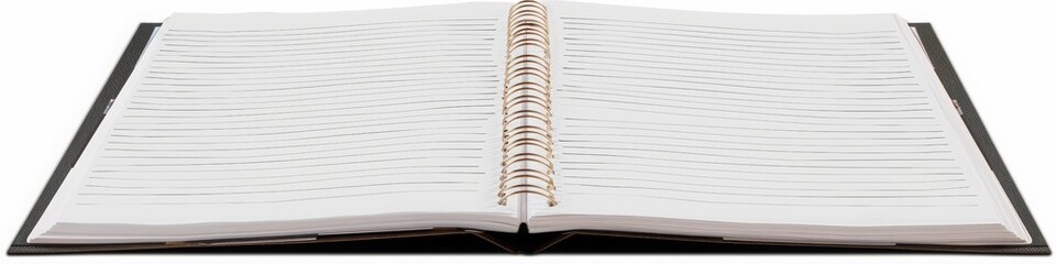 Open Blank Notebook Ready for Writing or Drawing Ideas