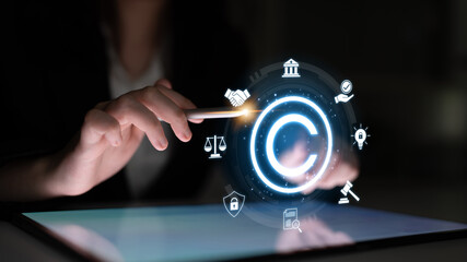 Copyright protection highlights copyright, intellectual property, and legal ownership through law,...