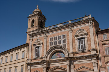 Built between 1785 and 1798 by the Ticino architect Pietro Maggi. It has a neoclassical Louis XVI interior and a facade built only at the end of the nineteenth century.