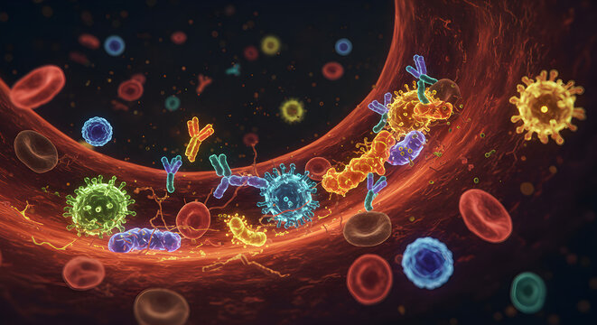 Immune response against cellular invaders and pathogens