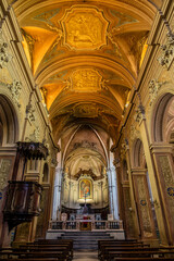 Priverno, Latina, Italy. Co-Cathedral of Santa Maria Annunziata