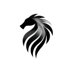 Obraz premium Abstract design of a stylized animal head.