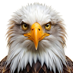 Obraz premium Eagle Head Isolated On White Background