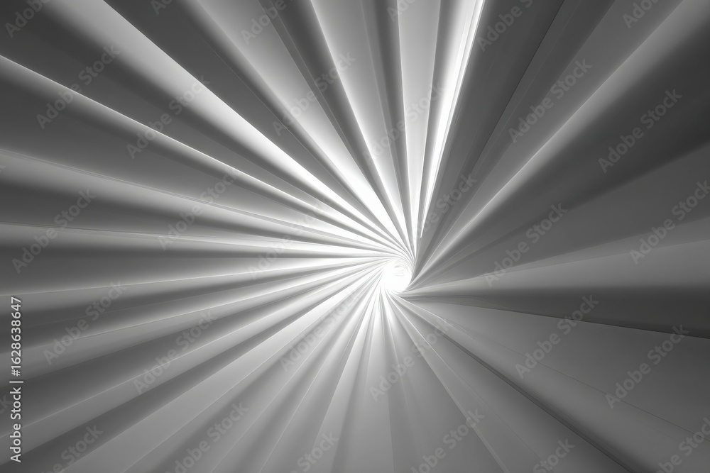 Aufkleber spiral architecture and light designs create unique patterns in modern interior space