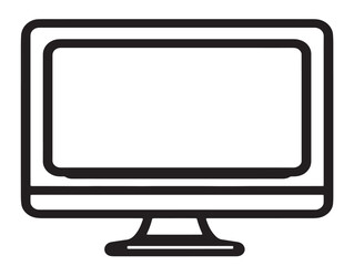 Elegant monitor riser illustration in clean modern vector style  