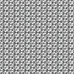 Gray Diagonal Caning Lattice Pattern with Black Outline