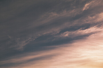 clouds at sunset