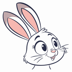 Cat and white background