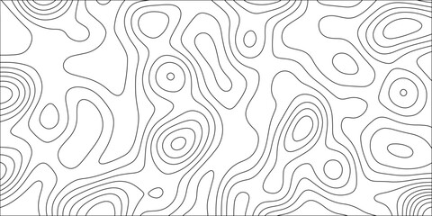 Abstract lines background. Contour maps. Vector illustration. The stylized height of the topographic map contour in lines and contours isolated on transparent. technology topo landscape grid map text	