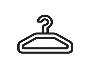 Obraz premium Stylish Quilt Hanger Icon with Clean Line Art