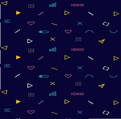 Colorful Modern Explosion. Colorful Modern Explosion. Abstract geometric line pattern seamless diagonal line on blue background. Vector design.