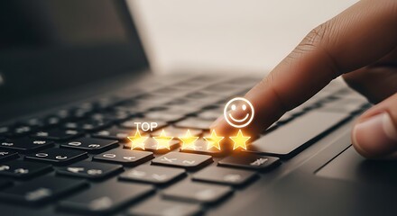 Customer Gives Glowing Five-Star Review Online, Expressing High Satisfaction With Excellent Service