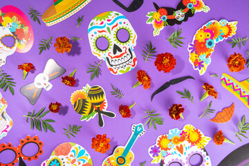 Dia de los muertos background