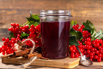 Organic viburnum jam