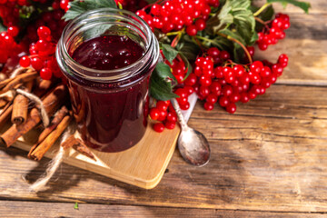 Organic viburnum jam