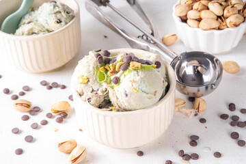 Dubai Chocolate Ice Cream