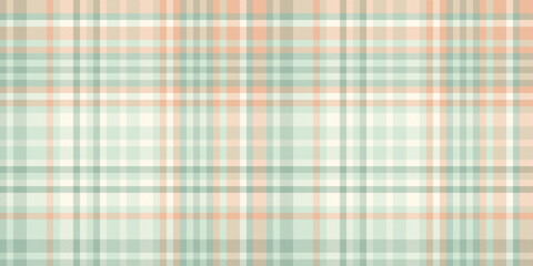 Soft pastel plaid pattern, perfect for textile design, apparel, or website backgrounds. This delicate, woven texture evokes feelings of calmness and serenity.