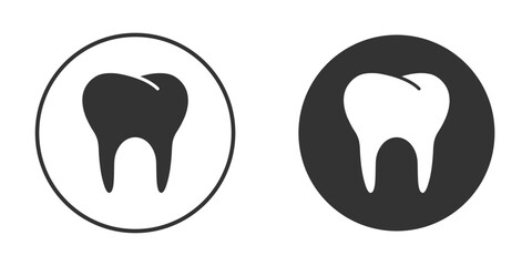 Tooth icon vector design and illustration, graphic design.