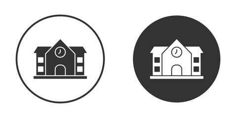 school icon vector design and illustration, graphic design.