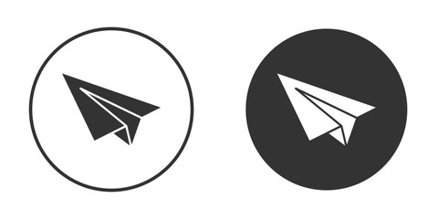 Paper plane icon vector design and illustration, graphic design.
