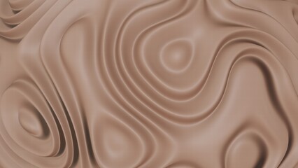 Mocha Mousse Satin Fabric with Elegant Folds
