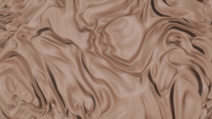 Mocha Mousse Satin Fabric with Elegant Folds