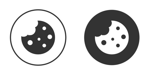 Cookie icon vector design and illustration, graphic design.