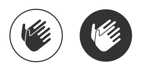 Clap icon vector design and illustration, graphic design.