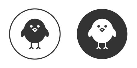 Chick icon vector design and illustration, graphic design.