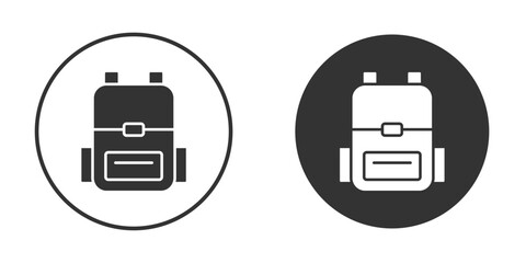 Backpack icon vector design and illustration, graphic design.