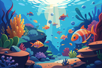 Vector Sea Life and Nautical Elements