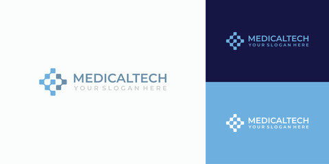 Medical connection logo design