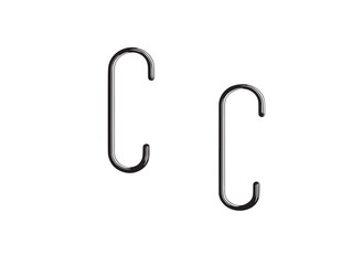 Obraz premium Wall hooks icon in flat modern vector design