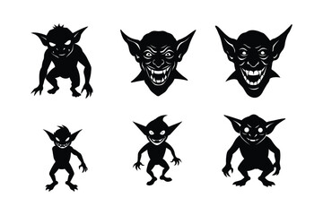 Goblin Vector Illustration on White Background