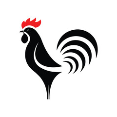 Chicken logo icon art illustration