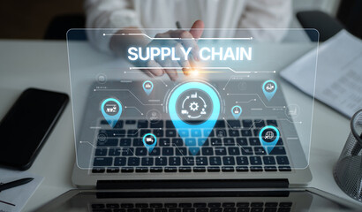 Supply chain processes with data-driven logistics, transportation, and distribution. enhances...