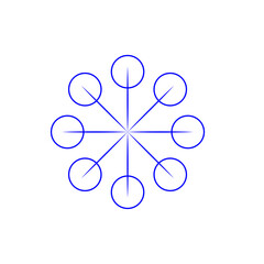 abstract vector logo