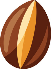 Plant Based Protein Sources Single Roasted Coffee Bean Icon