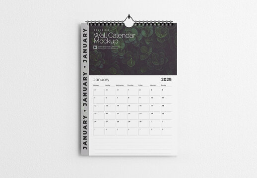 Wall Calendar Mockup