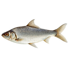 Fototapeta premium realistic illustration of a shad in profile view 