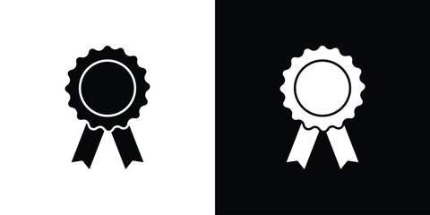 Badge icon flat vectors. set of silhouette vectors